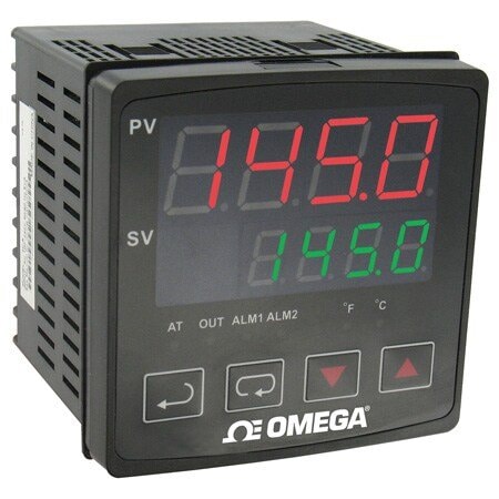Omega Dial Limit Controller: CN730, 1/4 DIN Size, RTD, 100 to 240V AC, 0°C to 50°C, Digital, 5 A CN733