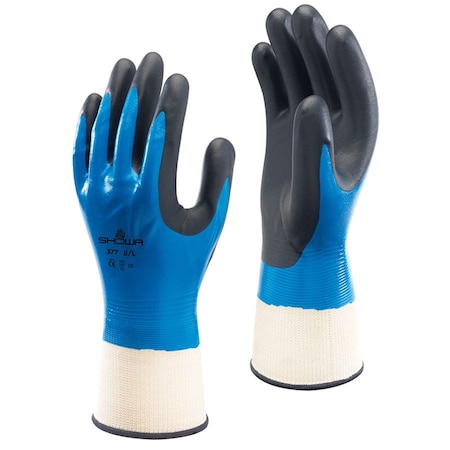 Showa Showa 377 Foam Nitrile Fully Coated Gloves, 9, PK12 377-09