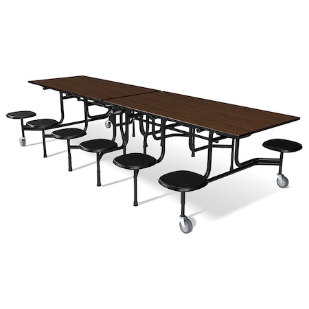 Palmer Hamilton Cafeteria Stool Table, 29 in H 59TV13293012-S12MWTB