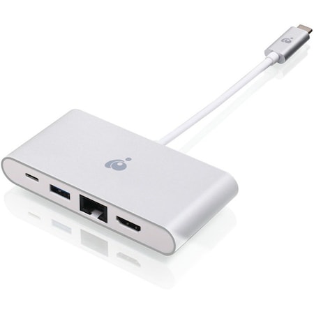 Iogear USB-C 4K Multiport Adapter (HDMI, GbE, USB Type-A, USB-C) GUH3C3PD