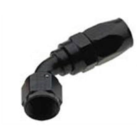 Geared2Golf 226008-BL 60 deg -08 AN 2000 Pro-Flow Hose End - Black GE3610999