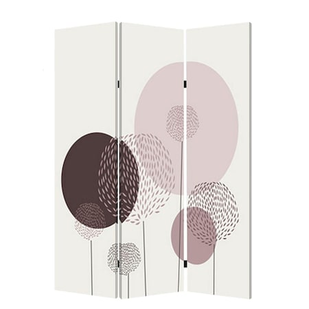 Homeroots 72" Green Canvas Folding Three Panel Screen Room Divider 274627