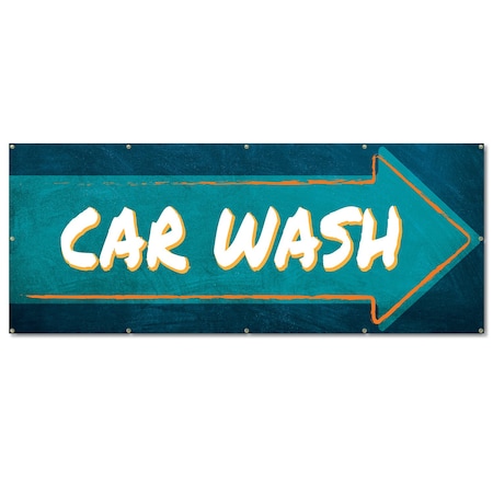 Signmission Car Wash, 48 Inch, Banner B-120-30353