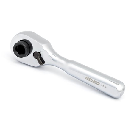 Neiko Stubby Ratchet, 1/4'' Dr. Ratchet Wrench and Bit Driver 03002A