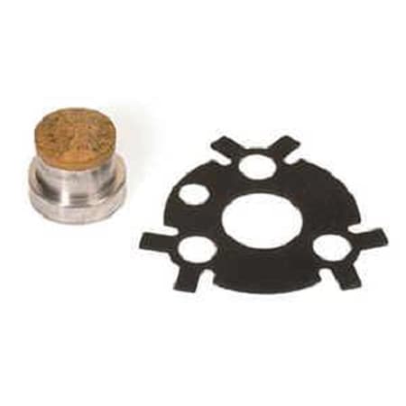 Superjock 60460 Small Block Chevy Cam Stop Button & Retaining Plate Early Ribbed Style Timing Cover SU3614541