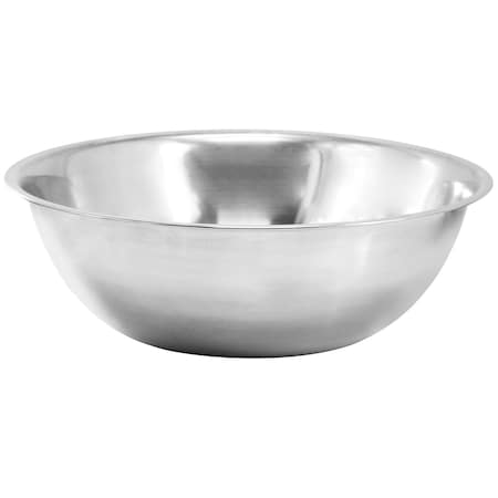 Martha Stewart Everyday Extra Large 21 Quart Stainless Steel Mixing Bowl in Silver 129186.01