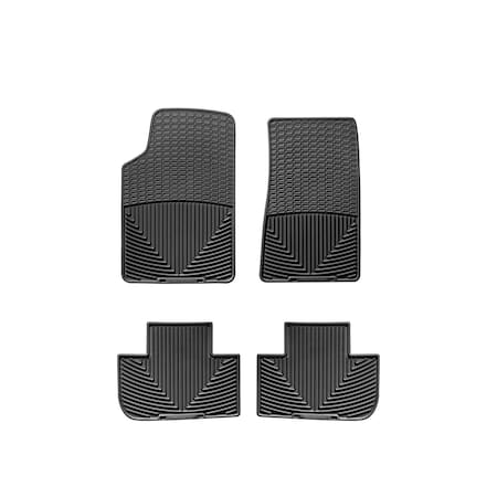 Weathertech Black, Front and Rear All Weather Floor Mats W47-W193