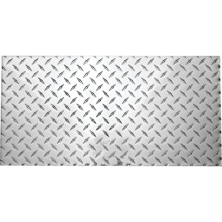 Hillman Steelworks 12'' x 24'' Brite Aluminum Tread Plate 11259