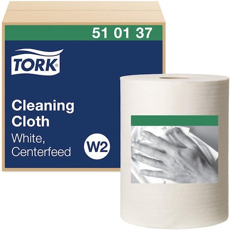 Tork Tork Cleaning Cloth White W2, Reusable, 1 x 500 Cloths, 510137 510137