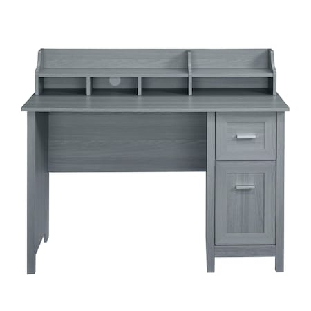 Homeroots 47" Gray Wood Writing Desk 723762