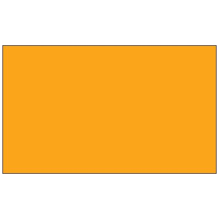 Bsc Preferred 3 x 9'' Fluorescent Orange Inventory Rectangle Labels DL637H