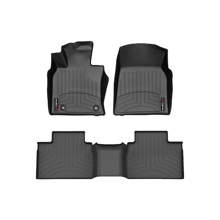 Weathertech Black, Front and Rear Floorliners 441230-1-4