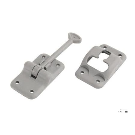 Rv Designer ENTRY DOOR HOLDER - PLASTIC T - 3 1/2IN - GREY E234