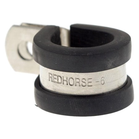 Red Horse Performance 06AN Cushioned Hose Clamp, 10 Piece RHP220-06-2