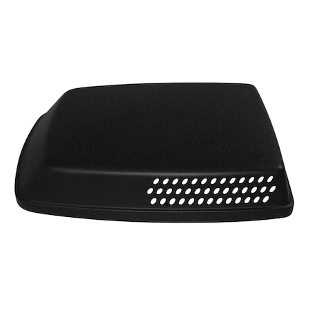 Icon Air Conditioner Shroud for Dometic Penguin Duo-Therm with Driver's Side Venting - Black 01915