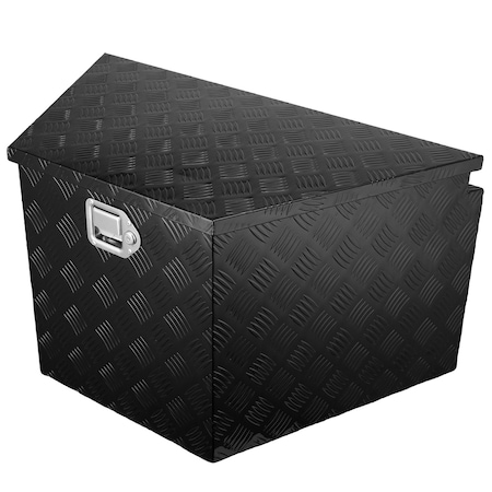 Vevor Trailer Tongue Tool Storage Box 33x19x18 inch Aluminum Alloy + Lock Keys JL-TB09-3