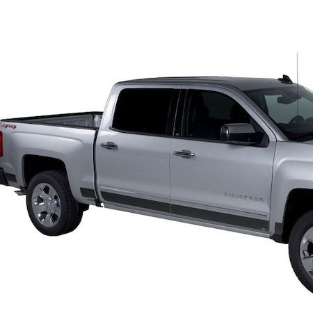 Putco Black Platinum Stainless Steel Rocker Panel Molding 9751242BP