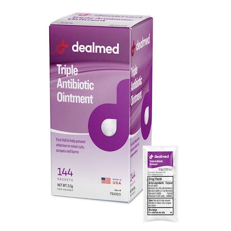 Dealmed Vitamins A&D .5g, 144PK 781960