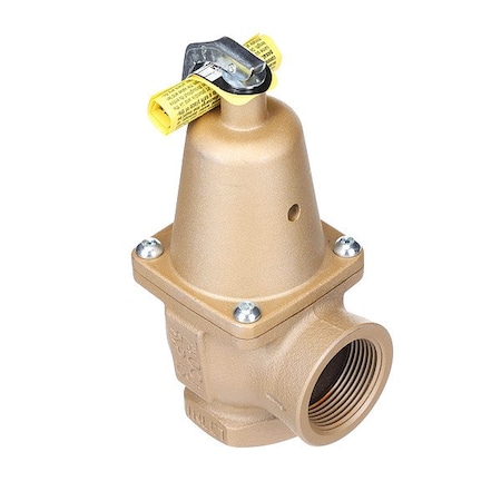 Watts Pressure Relief Valve, Iron Body, 7 1/4" H F382870