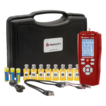 Triplett Cable Network Tester, Digital, LCD LVPRO40