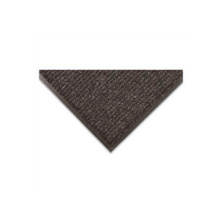 Notrax Brush Step Low-Profile Scraper Entrance Mat, 5/16 in x 3 ft W x 6 ft L, Needle-Punched Yarn,  550-109S0036CH