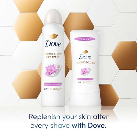 Dove Advanced Care Waterlily and Sakura Blossom Dry Spray Antiperspirant Deodorant, 3.8 Ounce, 12PK 69672909