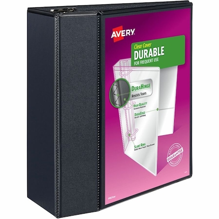 Avery Binder, Durable View, EZD Rings, 5", Black 09900