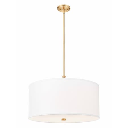 Z-Lite Linden Modern Gold 1 Light Pendant 1962P24-MGLD-LED