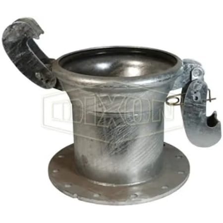 Dixon Type A Industrial Female Quick Connect Coupler, Coupling, 12 in, Quick Connect Coupler x Flange, Ste FC22312