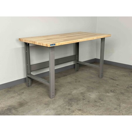 Stackbin Workbenches, 60" W, 34" Height, 3500 lb. M6030-3500-GY