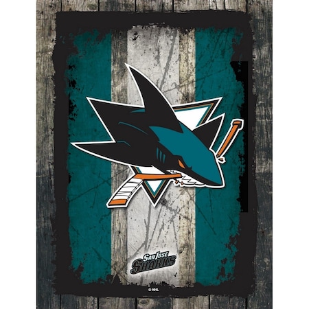 Holland Bar Stool Co San Jose Sharks 24" x 32" Canvas Wall Art LCnvs02-2432SJShar