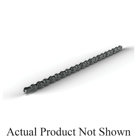 Hkk Chain Riveted Standard Roller chain, 250 ft OAL, 1/2 P, 0.306 Dia x 1/4 in W Roller, Alloy Steel RC041R1E