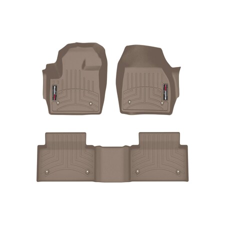 Weathertech Tan, Front and Rear Floorliners 451686-1-2