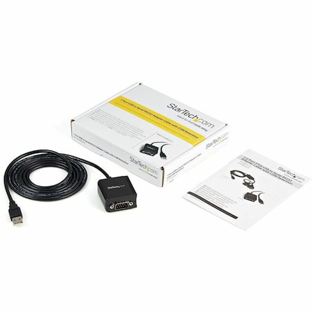 Startech.Com 1 Port FTDI USB to Serial RS232 Adapter Cable with COM Retention - TAA ICUSB2321F
