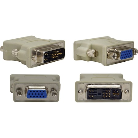 Cable Wholesale DVI-A to VGA Analog Video Adapter, DVI-A Male to HD15 Female 30DV-05200