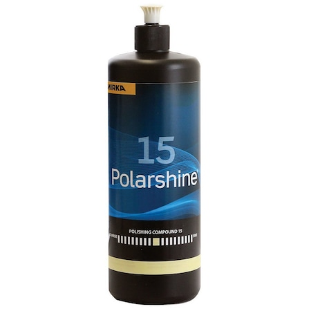 Mirka Abrasives Polarshine Polishing Compound, 1 Liter Bottle, Beige, Liquid PC15-1L