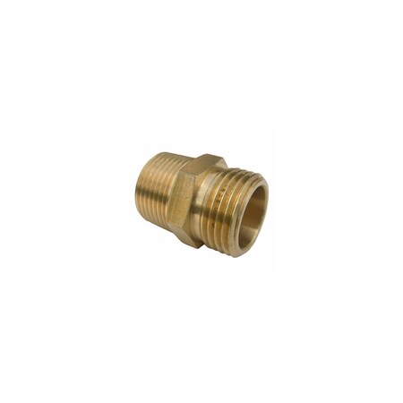 Larsen Supply Co. Pipe Fitting, Brass Adapter, 3/4 MGH x 3/4-In. MPT 15-1707