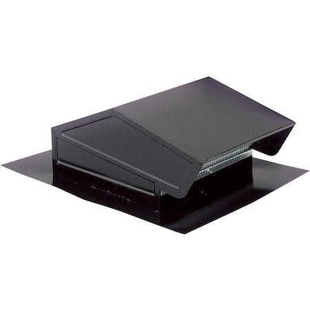 Broan-Nutone Roof Cap With Built In Damper, 6" Round Duct, Black 634M