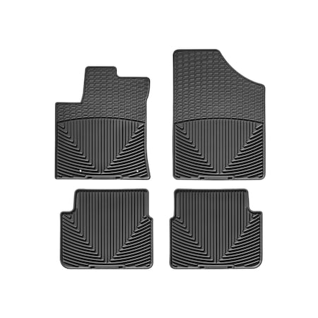 Weathertech Black, Front and Rear All Weather Floor Mats WTCB096080