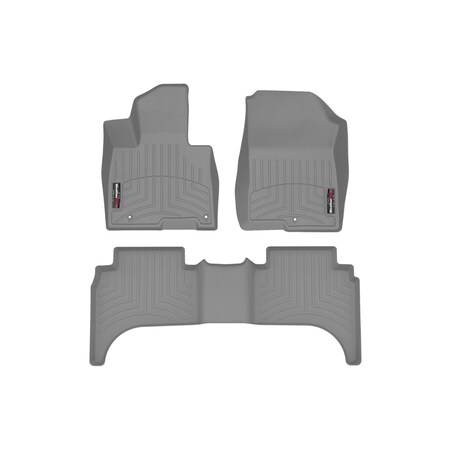 Weathertech Grey, Front and Rear Floorliners 461678-1-4