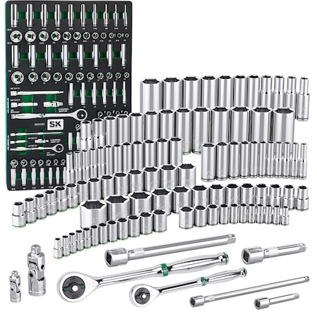 Sk Professional Tools Drive SAE 1/4", 3/8", 105 pc SK01321-216P