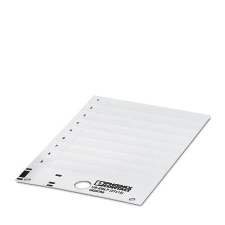 Phoenix Contact US-EMLP 27X15 Plastic label Card 0828799