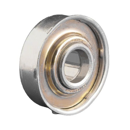 Miller Bearing Conveyor Bearing, Flanged Unground Non-Precision , Carbon Steel, 0.6875 in Bore Dia., Hex Bore MF-2511-11HVSP-O