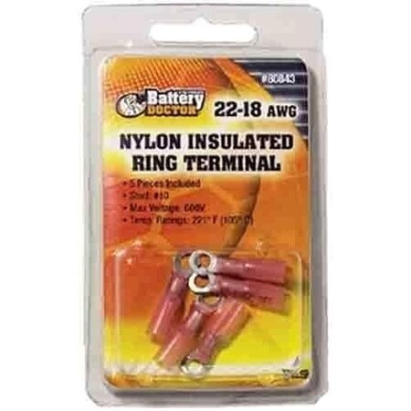 Battery Doctor Black, Cable Tie, 100 piece Bag, 4 in, 18 lb 80843