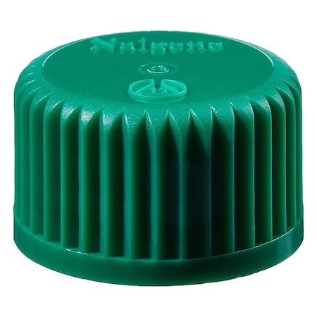 Nalgene Closure, Green, 22 mm Dia, PK2000 362150-4200