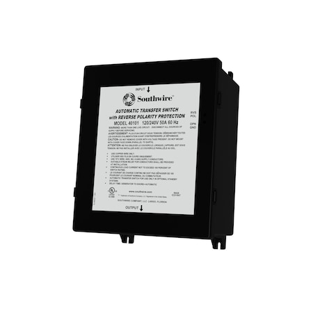 Southwire TRANSFER SWITCHES AND PANELS RV Transfer Power Between Shore And RV Generator Automatic 120 240 V 40101-001