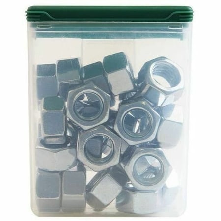Dottie Hex Nut, 1/2"-13, Carbon Steel, Grade 2, Zinc Plated, 0.427 in Ht, 25 PK HN12