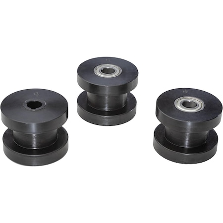 Grizzly Square Tube Rollers, 1-1/4" T33047