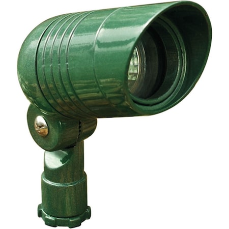 Intense Cast Aluminum Directional Spot Light with Hood, Green IN2562835