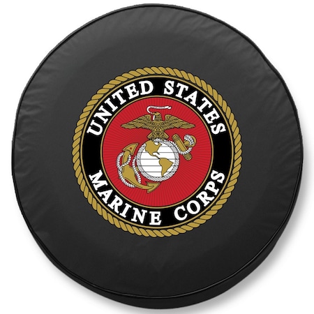 Holland Bar Stool Co 27 x 8 U.S. Marines Tire Cover TCJMarineBK